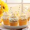 200Pcs Sunflower Paper Straws Watercolor Yellow Floral Disposable Drinking Straws Summer Party Straws for Juice Shake Cocktail Birthday Baby Shower Wedding Party Supplies